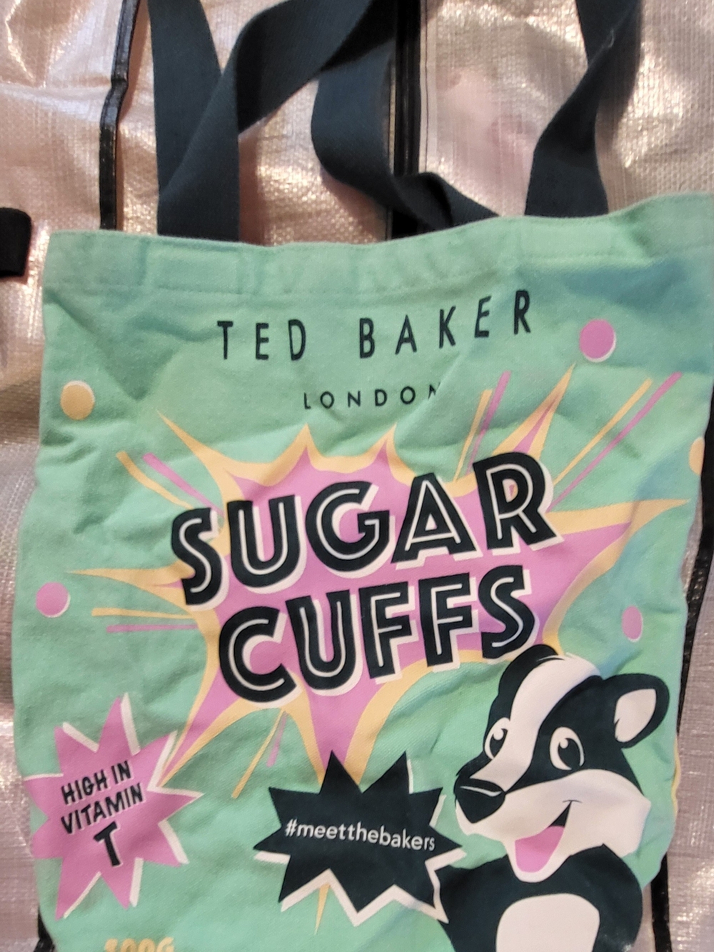 Ted Baker Mint 'Sugar Cuffs' Graphic Tote